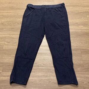 James Perse Cotton Blend Soft Ankle Zip  Pants Size 3 / L